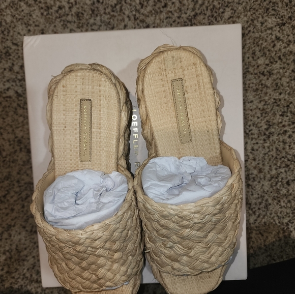 Loeffler Randall Aaron Platform Raffia Mule - Picture 4 of 5